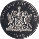 1975 DOLLAR TRINIDAD AND TOBAGO PROOF - WORLD COINS - Cambridgeshire Coins