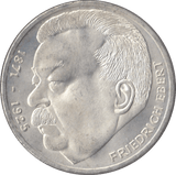 1975 FRIEDRICH ERBERT GERMANY SILVER 5 MARKS - SILVER WORLD COINS - Cambridgeshire Coins