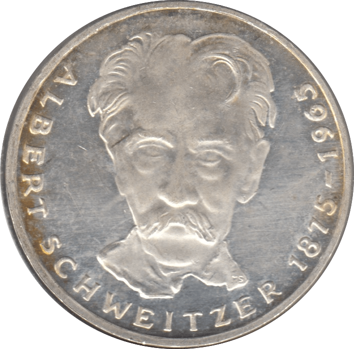 1975 GERMANY SILVER 5 MARKS ( UNC ) - SILVER WORLD COINS - Cambridgeshire Coins