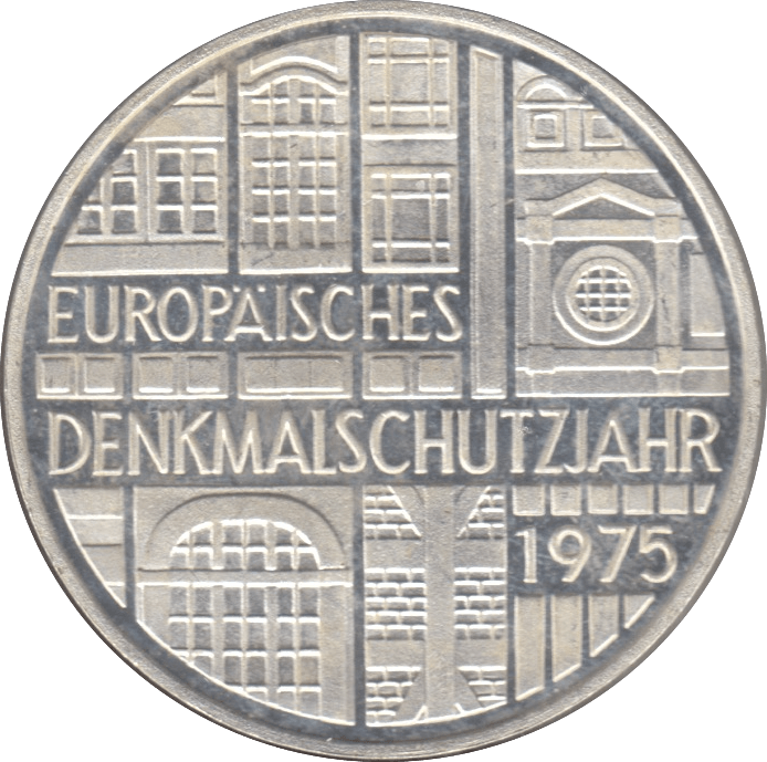 1975 GERMANY SILVER 5 MARKS ( UNC ) - SILVER WORLD COINS - Cambridgeshire Coins