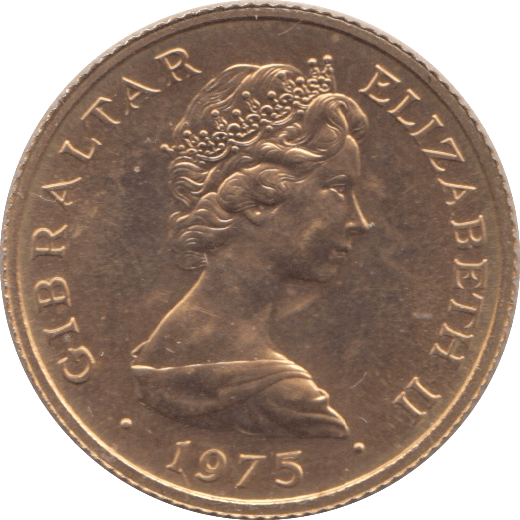 1975 GIBRALTAR GOLD PROOF COIN - Gold World Coins - Cambridgeshire Coins