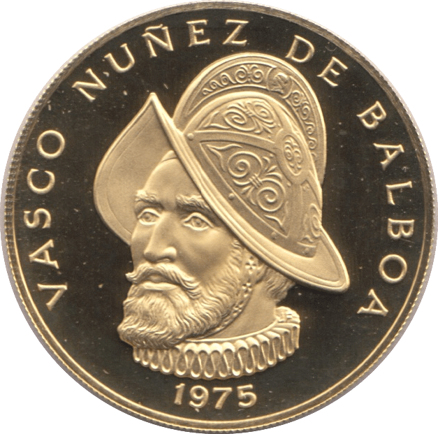 1975 GOLD PROOF 100 BALBOAS PANAMA - Gold World Coins - Cambridgeshire Coins