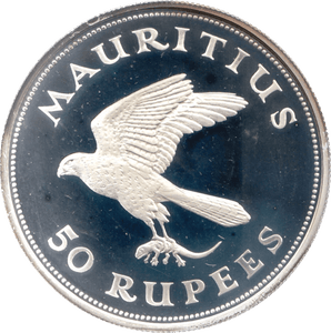1975 MAURITIUS SILVER 50 RUPEES ( PROOF ) - SILVER WORLD COINS - Cambridgeshire Coins