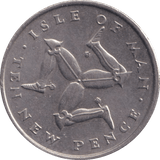 1975 NEW PENCE ISLE OF MAN - WORLD COINS - Cambridgeshire Coins