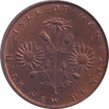 1975 NEW PENNY ISLE OF MAN - WORLD COINS - Cambridgeshire Coins