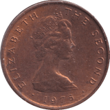 1975 NEW PENNY ISLE OF MAN - WORLD COINS - Cambridgeshire Coins