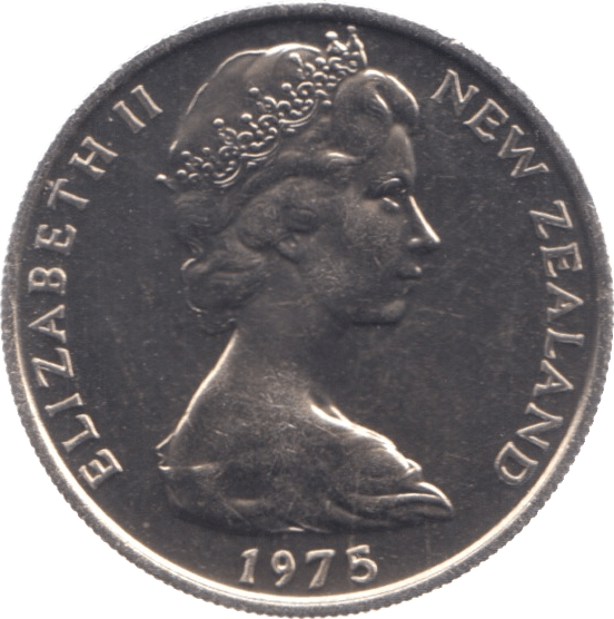 1975 NEW ZEALAND 10 CENTS ( UNC ) - WORLD COINS - Cambridgeshire Coins