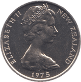 1975 NEW ZEALAND 10 CENTS ( UNC ) - WORLD COINS - Cambridgeshire Coins