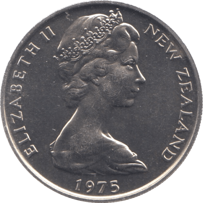 1975 NEW ZEALAND 20 CENTS ( UNC ) - WORLD COINS - Cambridgeshire Coins