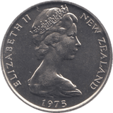1975 NEW ZEALAND 20 CENTS ( UNC ) - WORLD COINS - Cambridgeshire Coins