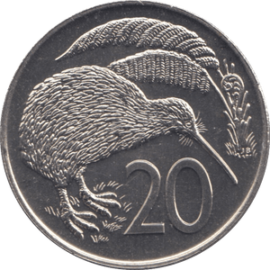 1975 NEW ZEALAND 20 CENTS ( UNC ) - WORLD COINS - Cambridgeshire Coins