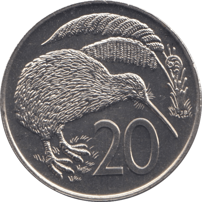 1975 NEW ZEALAND 20 CENTS ( UNC ) - WORLD COINS - Cambridgeshire Coins