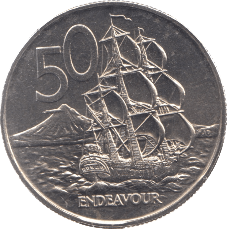 1975 NEW ZEALAND 50 CENTS ( UNC ) - WORLD COINS - Cambridgeshire Coins