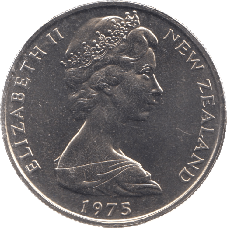1975 NEW ZEALAND 50 CENTS ( UNC ) - WORLD COINS - Cambridgeshire Coins