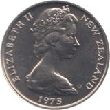 1975 NEW ZEALAND FIVE CENTS ( UNC ) - WORLD COINS - Cambridgeshire Coins