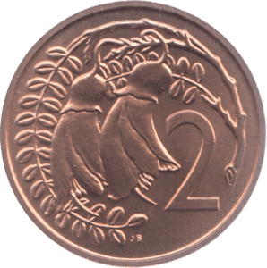 1975 NEW ZEALAND TWO CENTS ( UNC ) - WORLD COINS - Cambridgeshire Coins