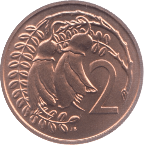 1975 NEW ZEALAND TWO CENTS ( UNC ) - WORLD COINS - Cambridgeshire Coins