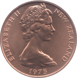 1975 NEW ZEALAND TWO CENTS ( UNC ) - WORLD COINS - Cambridgeshire Coins