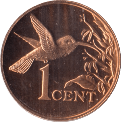 1975 ONE CENT TRINIDAD AND TOBAGO PROOF - WORLD COINS - Cambridgeshire Coins