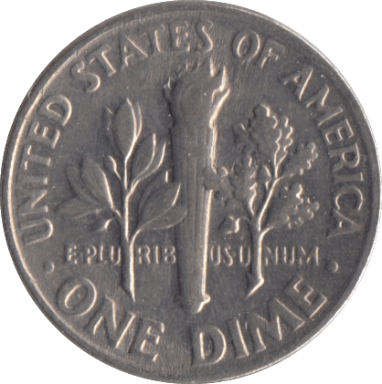 1975 ONE DIME USA - SILVER WORLD COINS - Cambridgeshire Coins