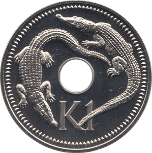 1975 ONE KINA PAPUA NEW GUINEA - WORLD COINS - Cambridgeshire Coins