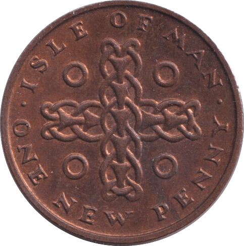 1975 PENNY ISLE OF MAN - WORLD COINS - Cambridgeshire Coins