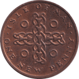 1975 PENNY ISLE OF MAN - WORLD COINS - Cambridgeshire Coins