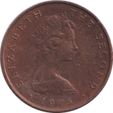 1975 PENNY ISLE OF MAN - WORLD COINS - Cambridgeshire Coins