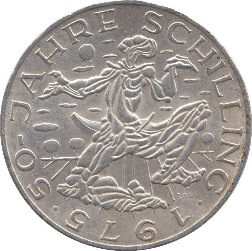 1975 SILVER AUSTRIA 100 SCHILLING 3 - SILVER WORLD COINS - Cambridgeshire Coins
