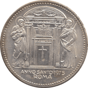 1975 SILVER MEDAL ITALY - SILVER WORLD COINS - Cambridgeshire Coins