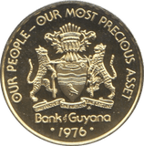1976 1 CENT GUYANA (PROOF) - WORLD COINS - Cambridgeshire Coins