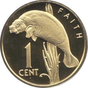 1976 1 CENT GUYANA (PROOF) - WORLD COINS - Cambridgeshire Coins