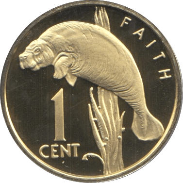 1976 1 CENT GUYANA (PROOF) - WORLD COINS - Cambridgeshire Coins