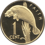 1976 1 CENT GUYANA (PROOF) - WORLD COINS - Cambridgeshire Coins