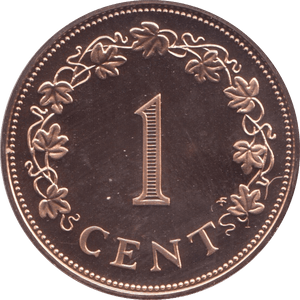 1976 1 CENT MALTA (PROOF) - WORLD COINS - Cambridgeshire Coins