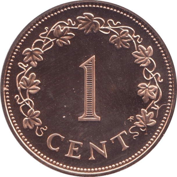 1976 1 CENT MALTA (PROOF) - WORLD COINS - Cambridgeshire Coins