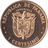 1976 1 CENTESIMO PANAMA PROOF - WORLD COINS - Cambridgeshire Coins