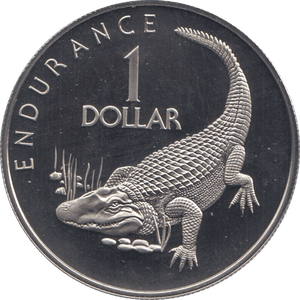 1976 1 DOLLAR GUYANA (PROOF) - WORLD COINS - Cambridgeshire Coins