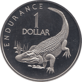 1976 1 DOLLAR GUYANA (PROOF) - WORLD COINS - Cambridgeshire Coins