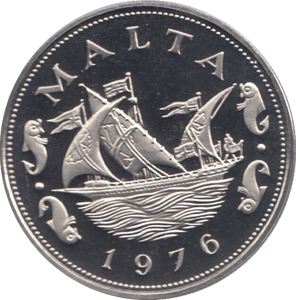 1976 10 CENT MALTA (PROOF) - WORLD COINS - Cambridgeshire Coins