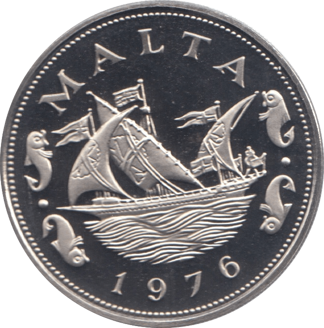 1976 10 CENT MALTA (PROOF) - WORLD COINS - Cambridgeshire Coins