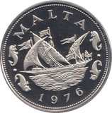 1976 10 CENT MALTA (PROOF) - WORLD COINS - Cambridgeshire Coins