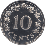 1976 10 CENT MALTA (PROOF) - WORLD COINS - Cambridgeshire Coins