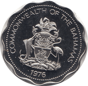 1976 10 CENTS BAHAMAS ( PROOF ) - SILVER WORLD COINS - Cambridgeshire Coins