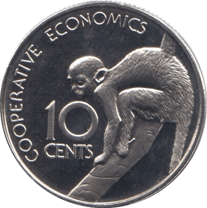 1976 10 CENTS GUYANA (PROOF) - WORLD COINS - Cambridgeshire Coins