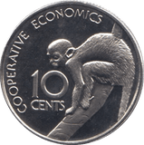 1976 10 CENTS GUYANA (PROOF) - WORLD COINS - Cambridgeshire Coins