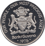 1976 10 CENTS GUYANA (PROOF) - WORLD COINS - Cambridgeshire Coins