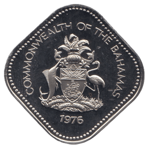 1976 15 CENTS BAHAMAS ( PROOF ) - SILVER WORLD COINS - Cambridgeshire Coins