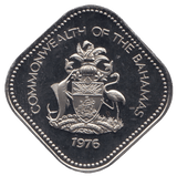 1976 15 CENTS BAHAMAS ( PROOF ) - SILVER WORLD COINS - Cambridgeshire Coins