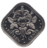 1976 15 CENTS BAHAMAS ( PROOF ) - SILVER WORLD COINS - Cambridgeshire Coins